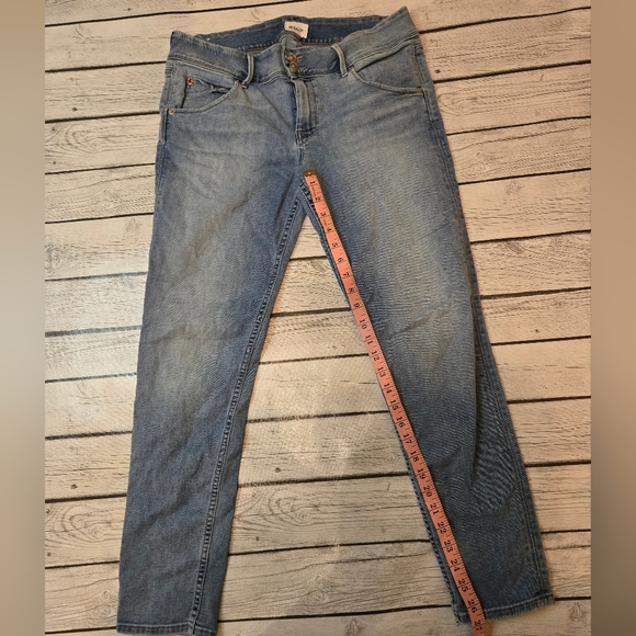 EUC Hudson Jeans Womens Size 29 Collin Skinny Flap Pocket Stretch Blue Denim - Picture 3 of 7